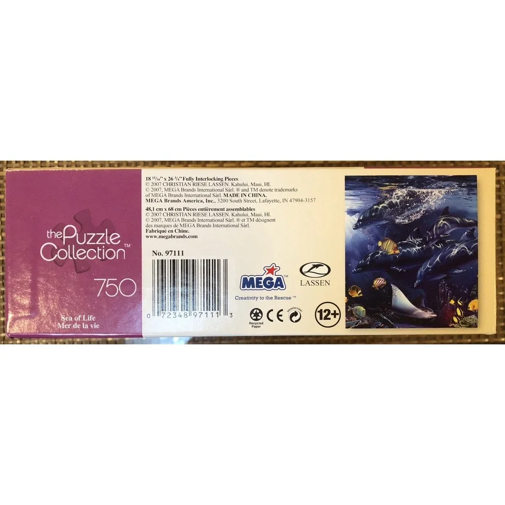 Christian Riese Lassen Puzzle 750 Pieces "SEA OF LIFE" New Factory Sealed 2007 - Picture 5 of 9